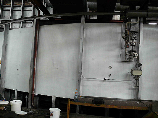 Termoizolatie rezervoare de vin - fabrica CHISINAU, februarie 2009